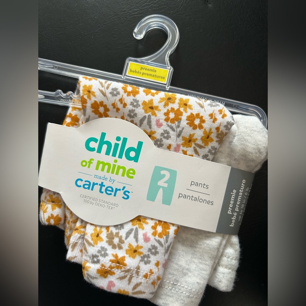 Carter’s preemie baby girl pants - Picture 1 of 2